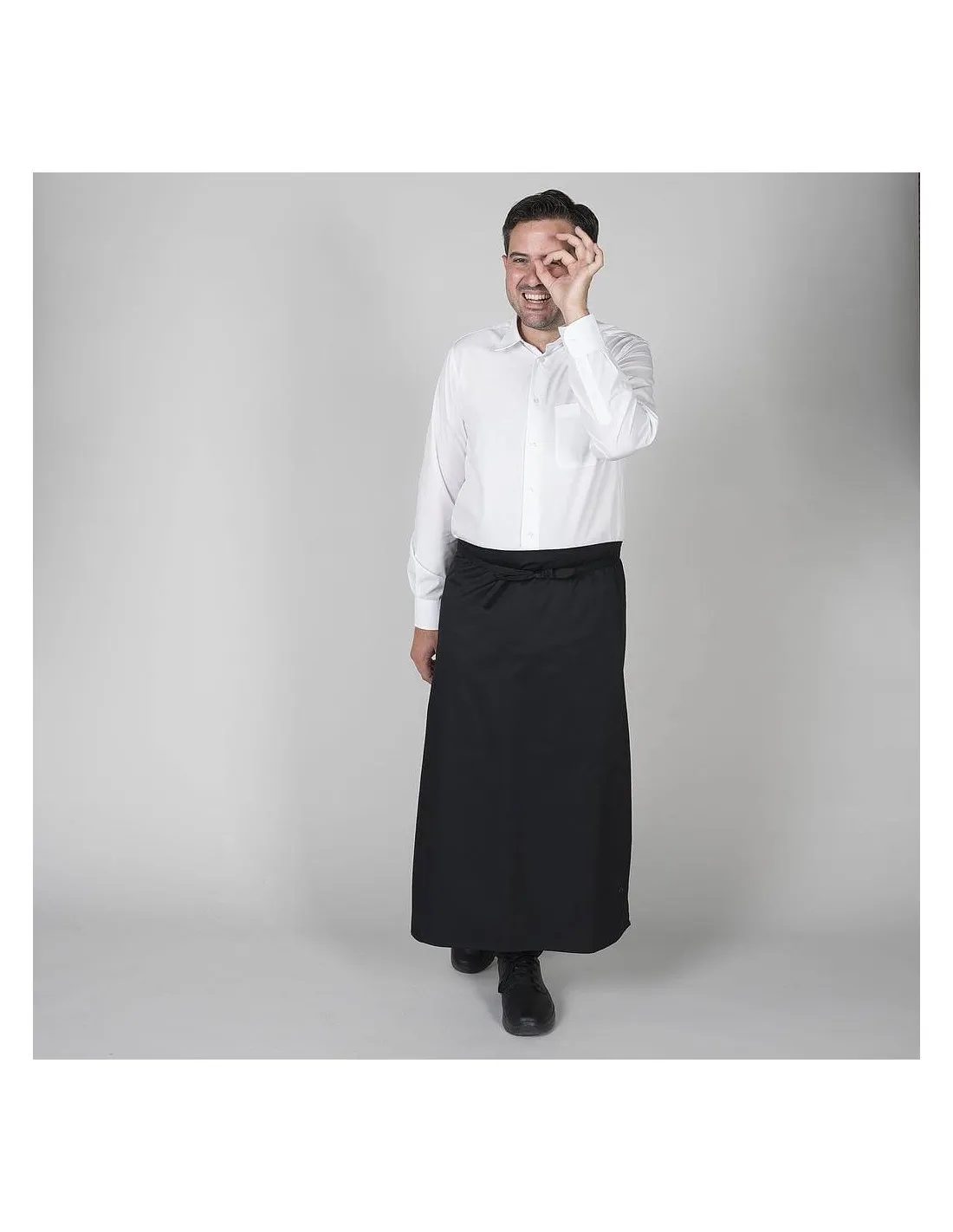 Delantal de cocina largo estilo francés