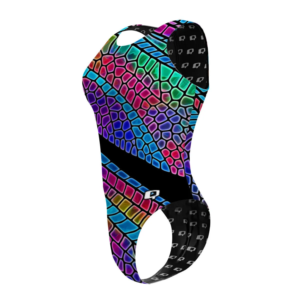 DRAGONFLY WINGS  WOMEN WATERPOLO SWIMSUIT CHEEKY CUT