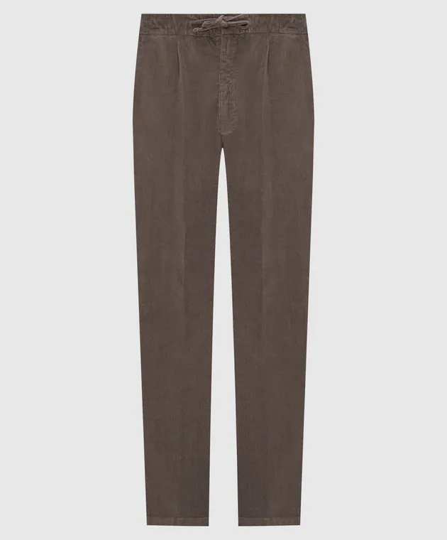 Enrico Mandelli Khaki corduroy pants
