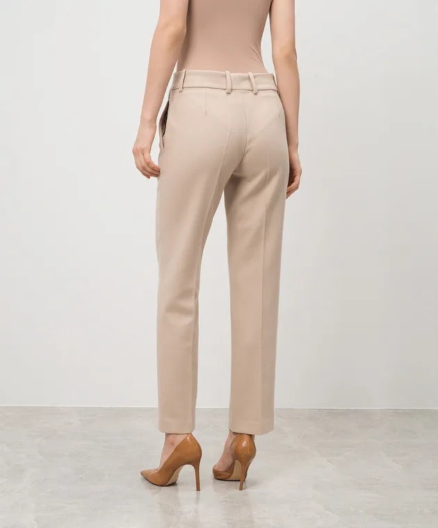 Ermanno Scervino Beige pants made of wool