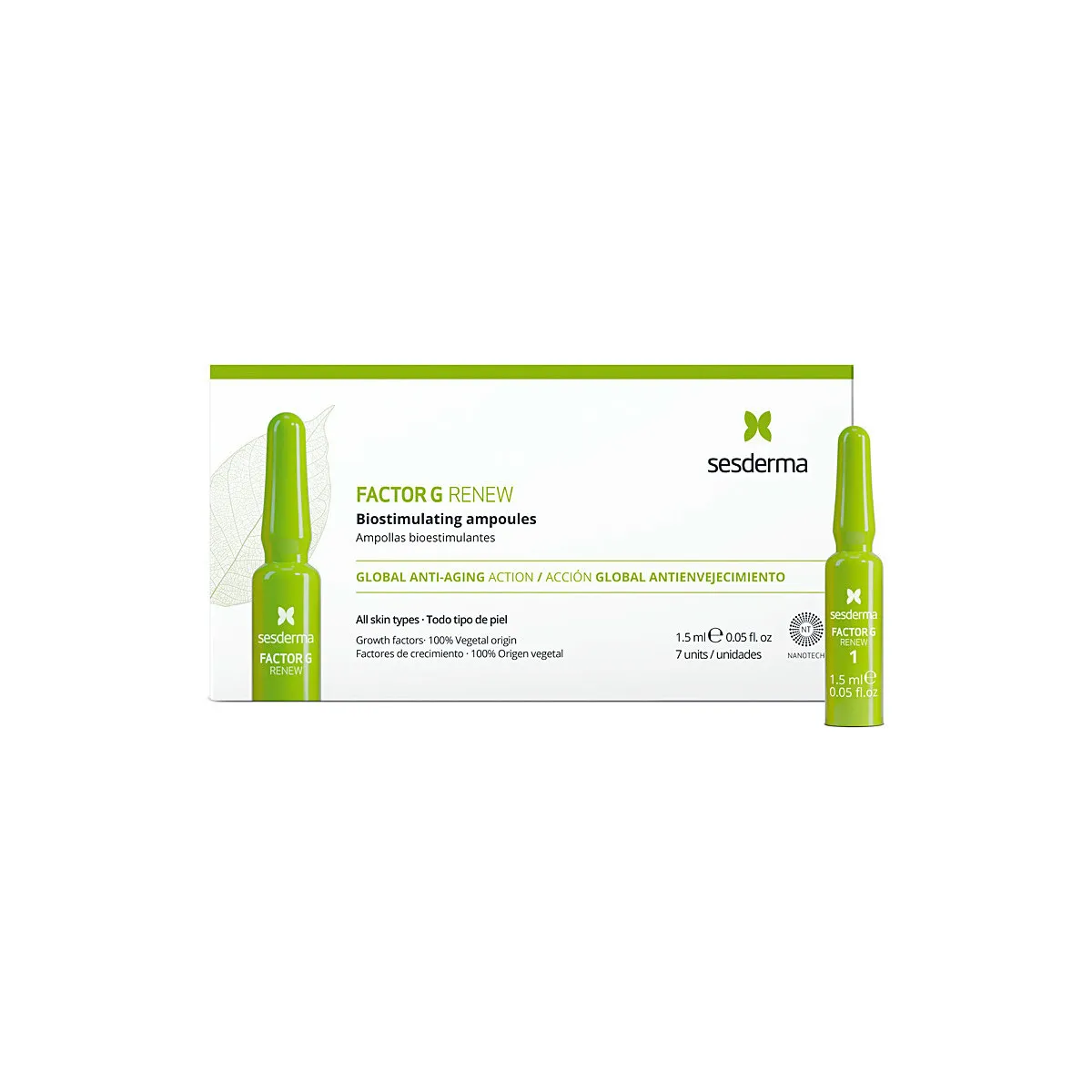 Factor G Renew Ampollas Bioestimulantes 7 X