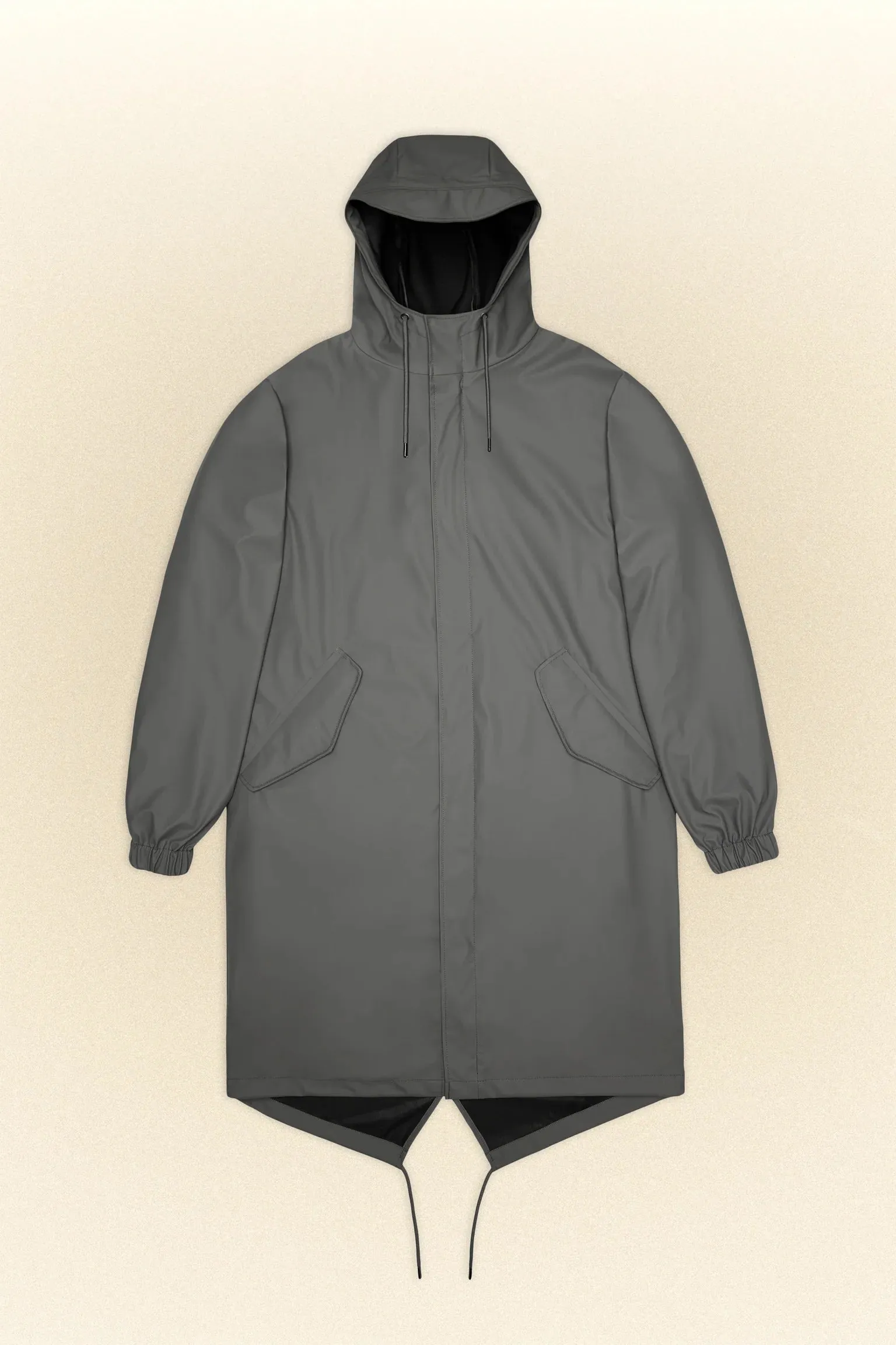 FISHTAIL PARKA GREY