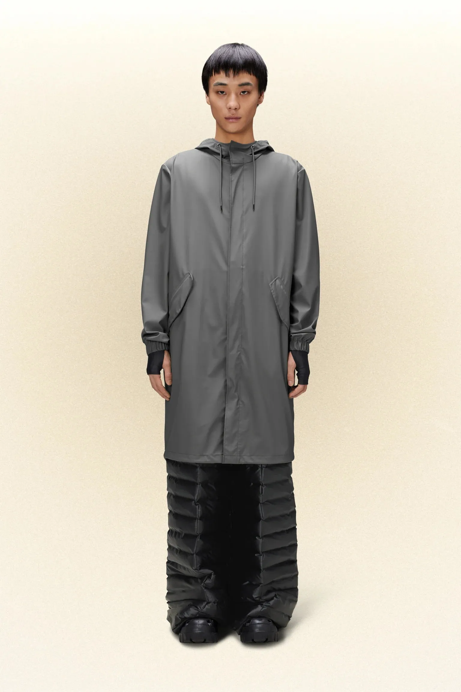FISHTAIL PARKA GREY