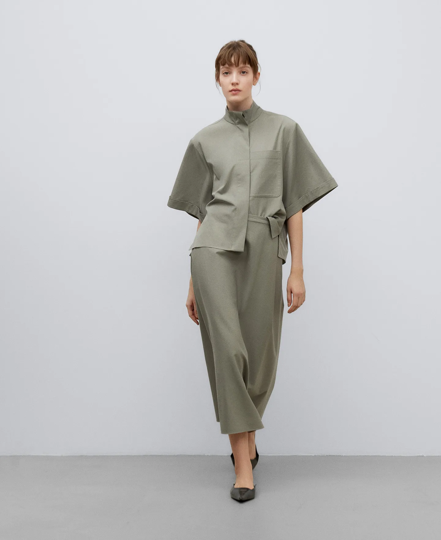 GREY ALINE SKIRT WOMAN