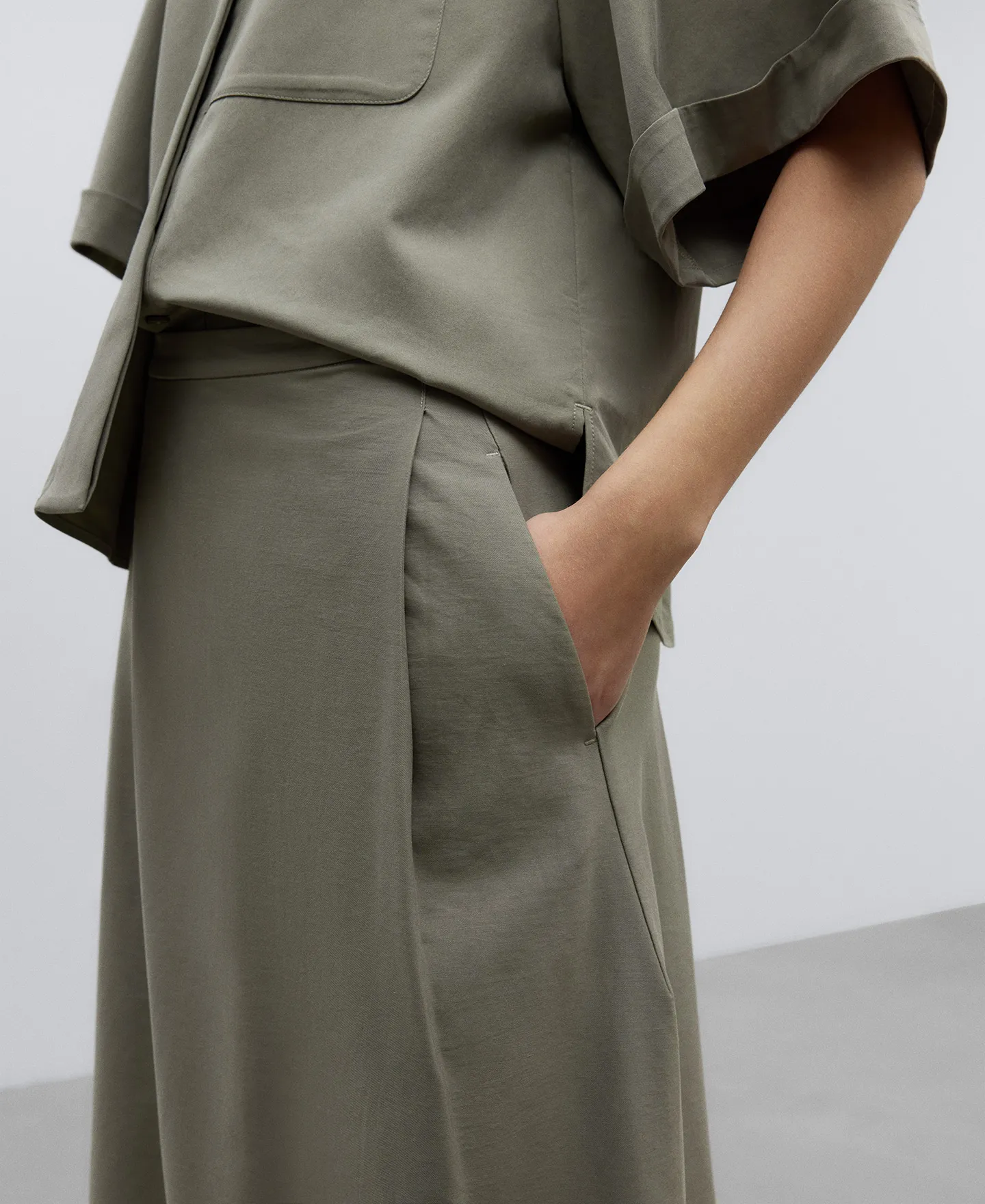 GREY ALINE SKIRT WOMAN