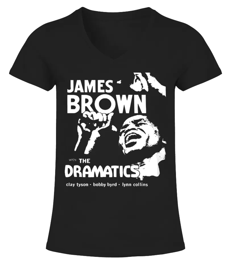 james brown BK (26) Camiseta cuello pico Mujer