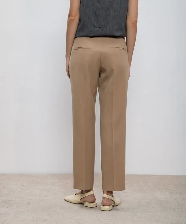 Jil Sander Beige pants made of wool