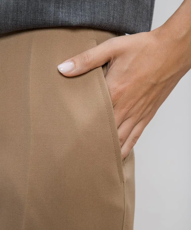 Jil Sander Beige pants made of wool