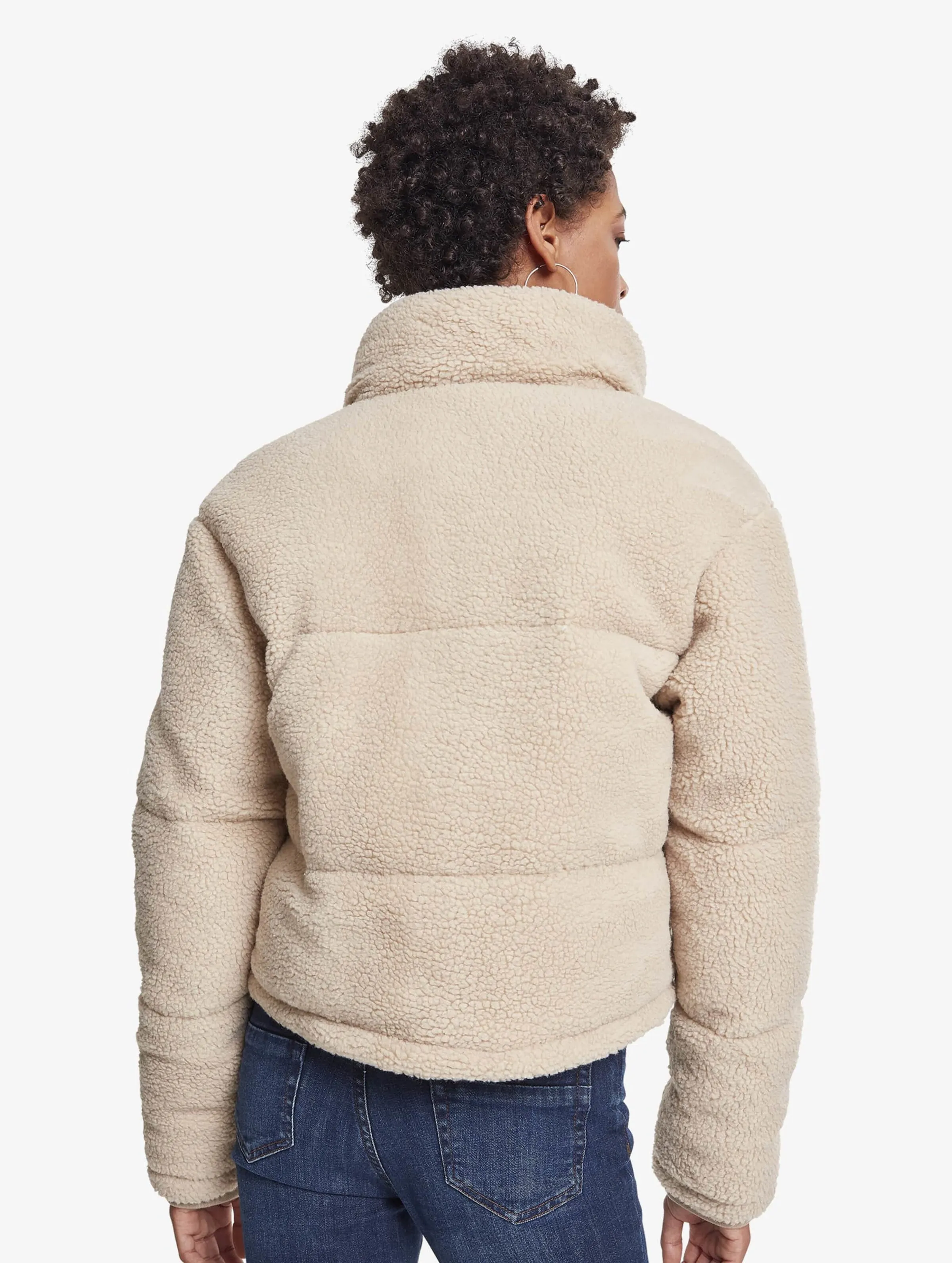 Ladies Boxy Sherpa