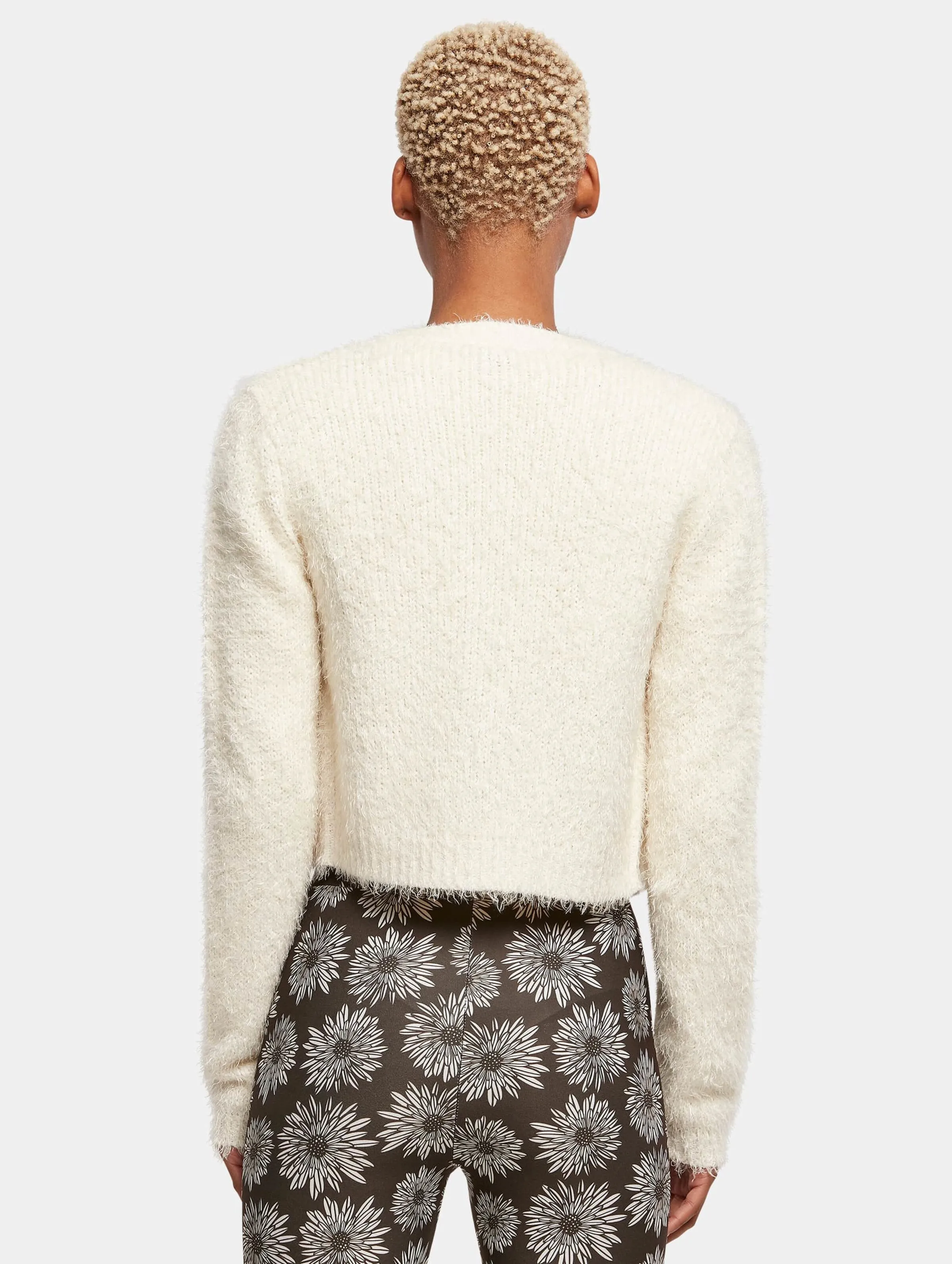 Ladies Cropped Feather 
