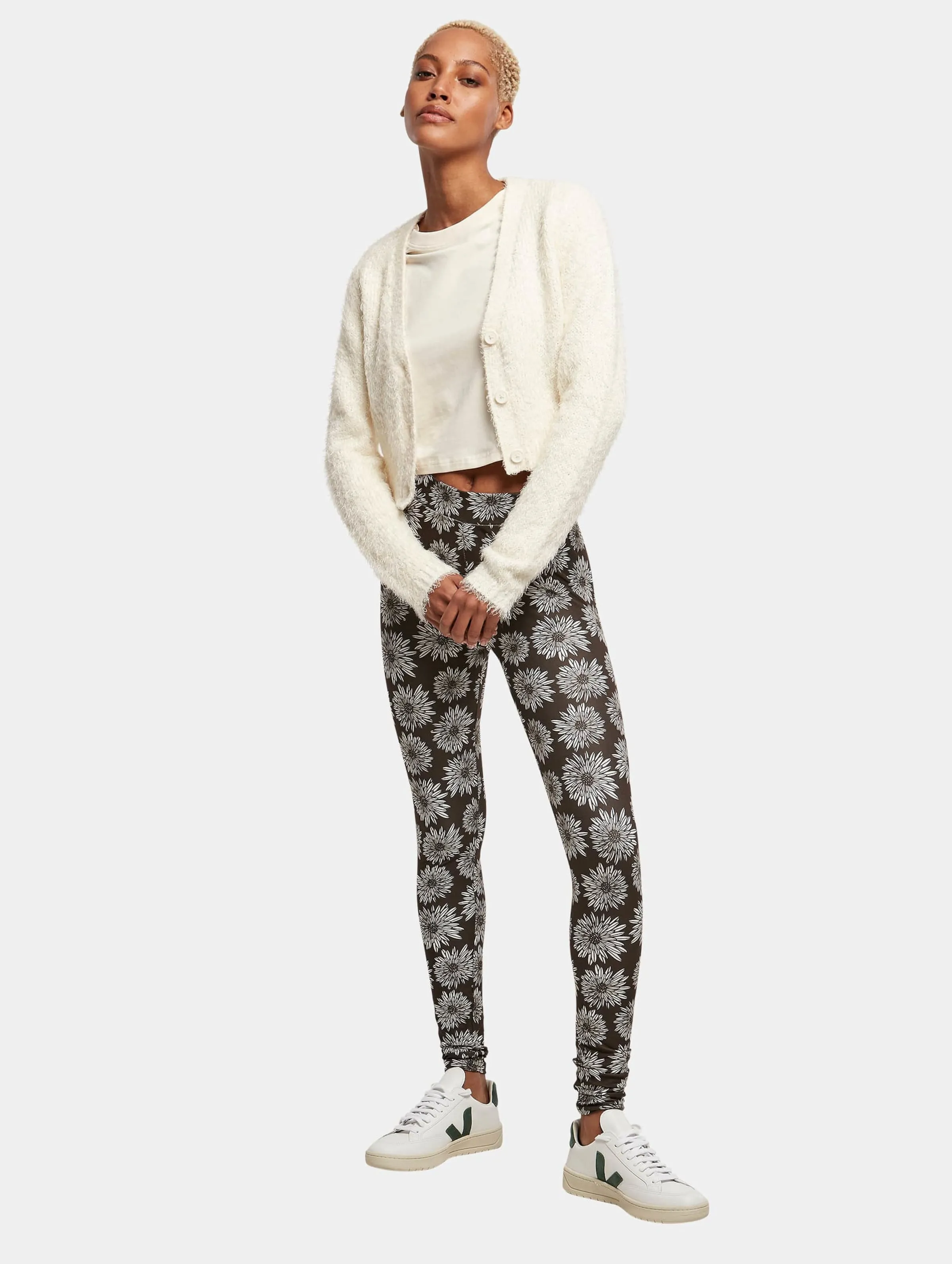 Ladies Cropped Feather 