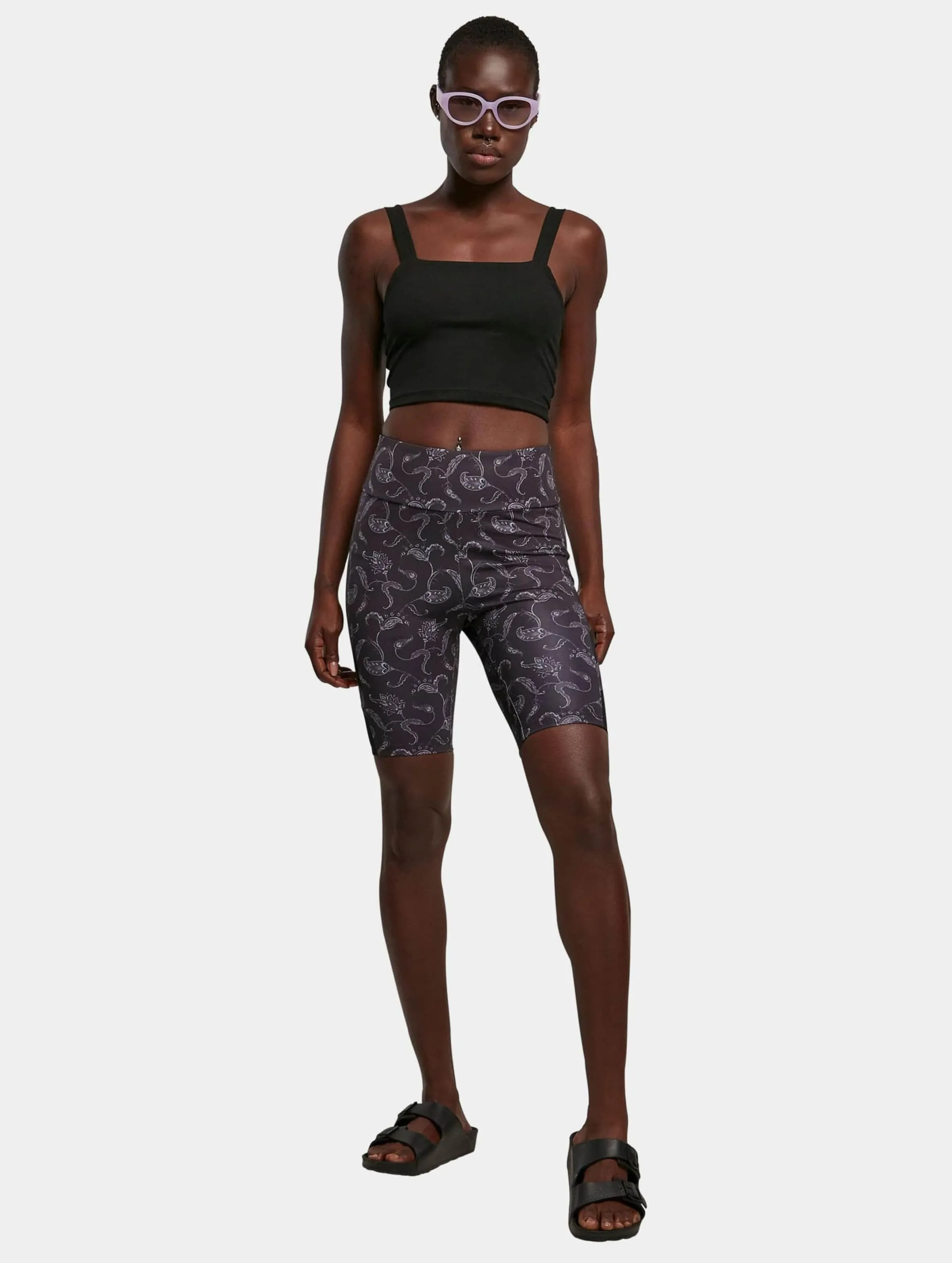 Ladies High Waist Tech Mesh Aop Cycle
