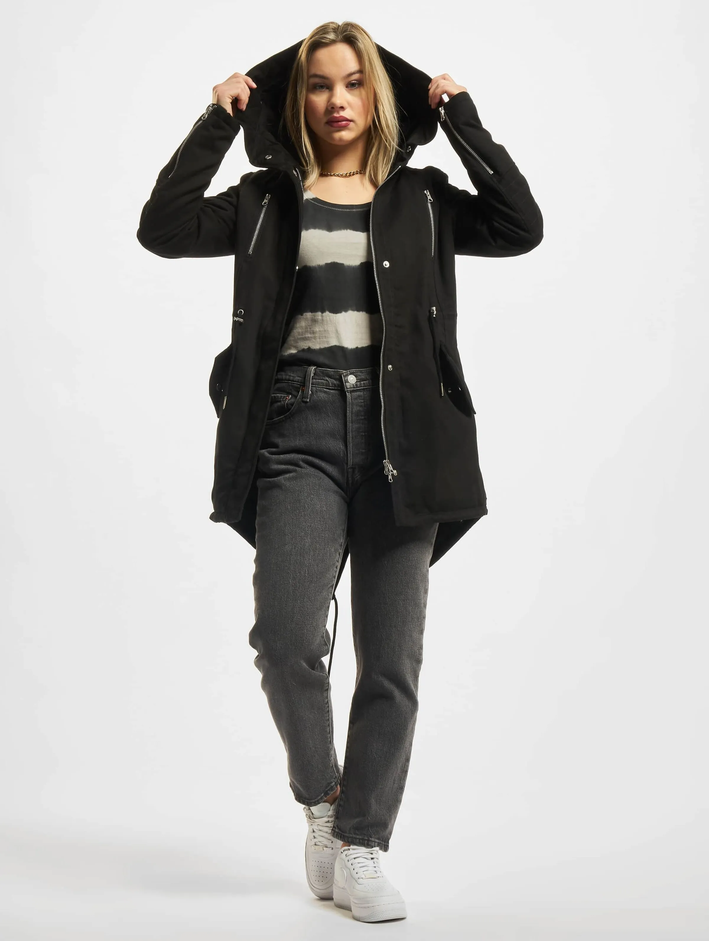 Ladies Sherpa Lined Cotton