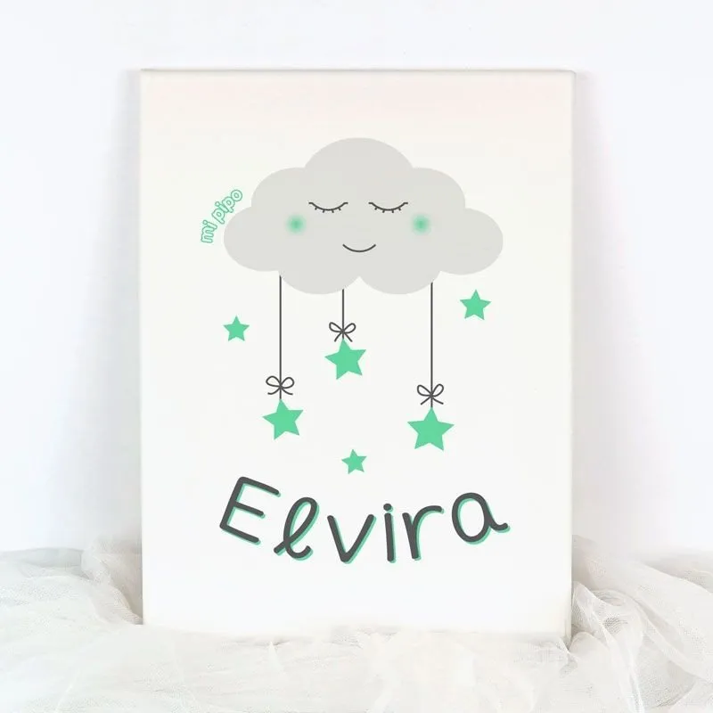 Lienzo personalizado Nube