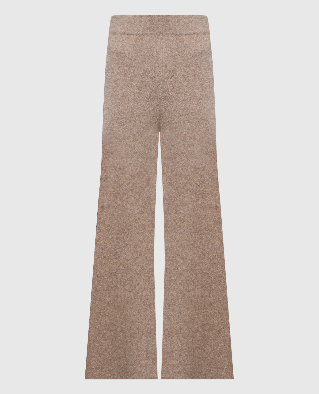LISA YANG Khloe beige cashmere flared pants
