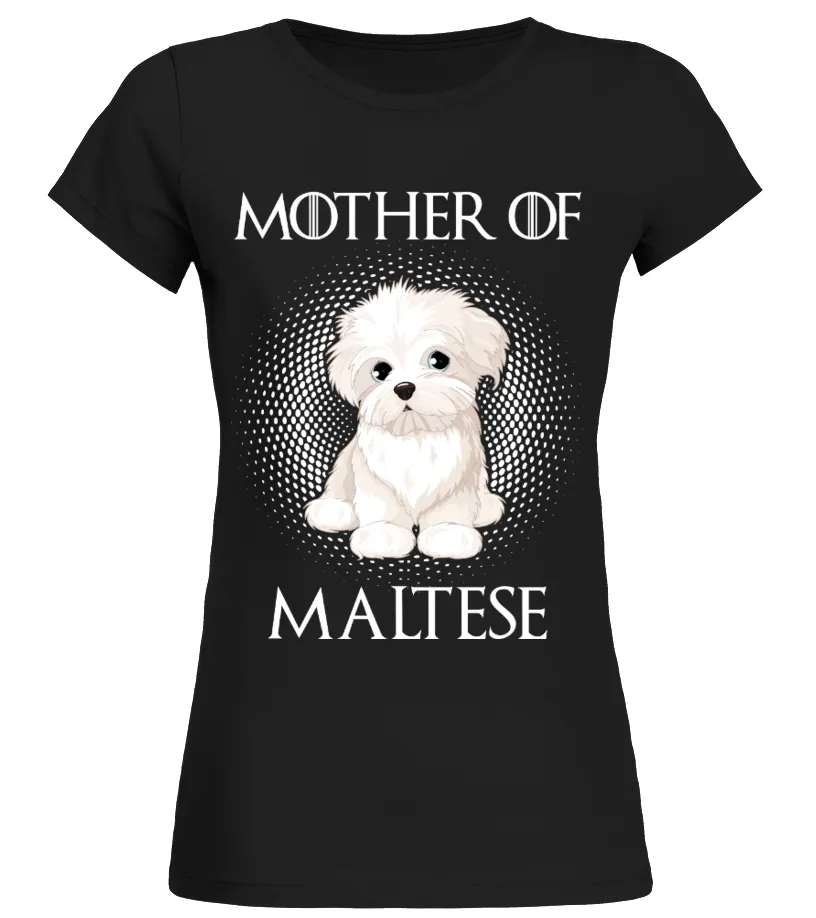 Maltese Camiseta cuello redondo Mujer