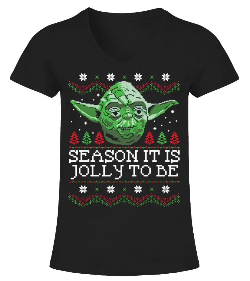 Master Yoda Camiseta cuello pico Mujer