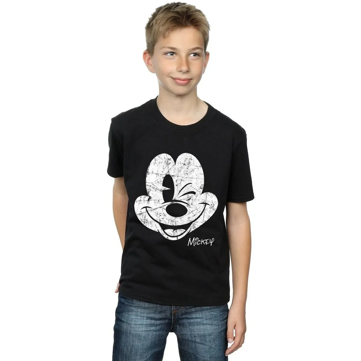 Mickey Mouse Distressed Face