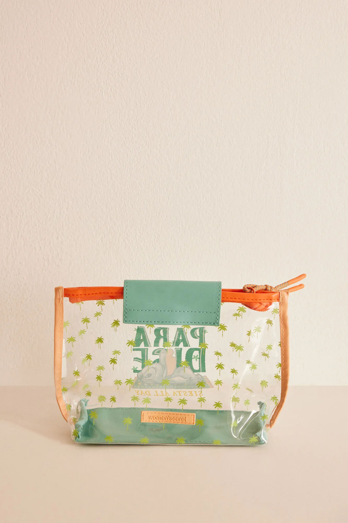 Mini neceser tranparente Stitch