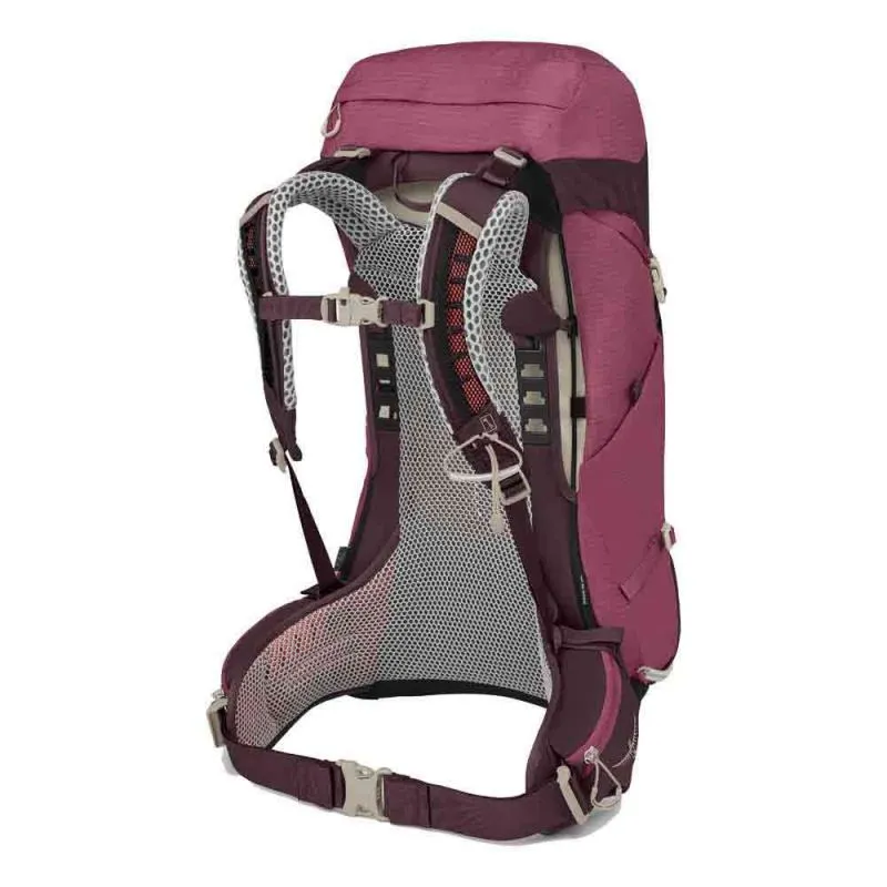 Mochila para mujer Osprey Sirrus 26 (Elderberry Purple/Chiru Tan)