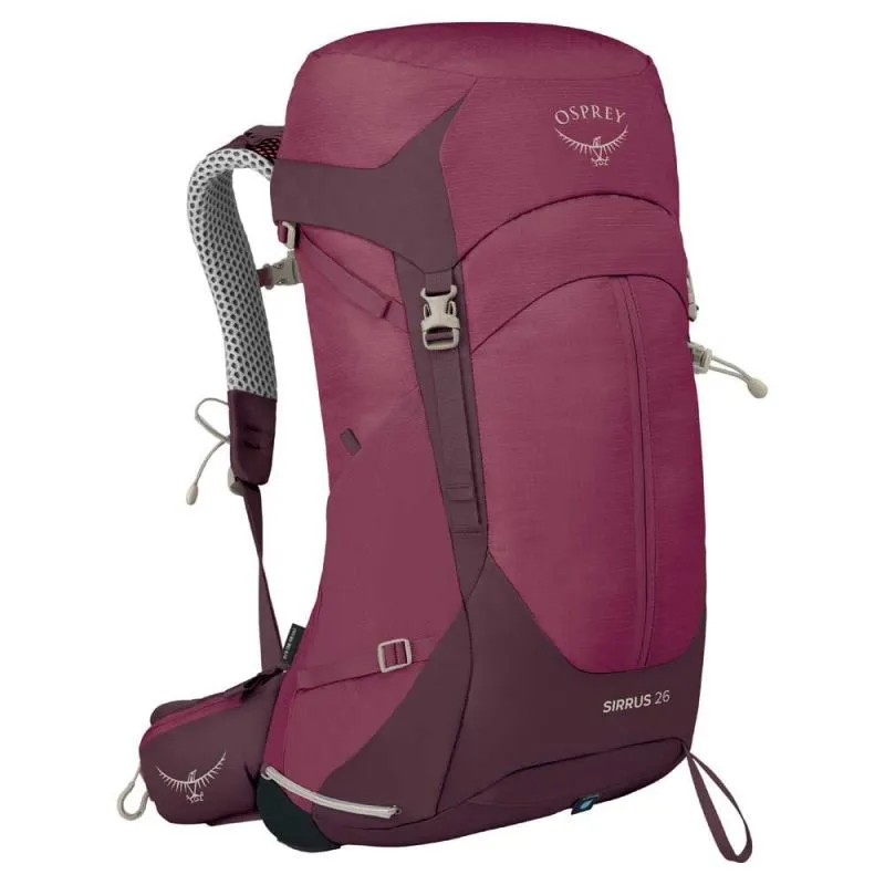 Mochila para mujer Osprey Sirrus 26 (Elderberry Purple/Chiru Tan)