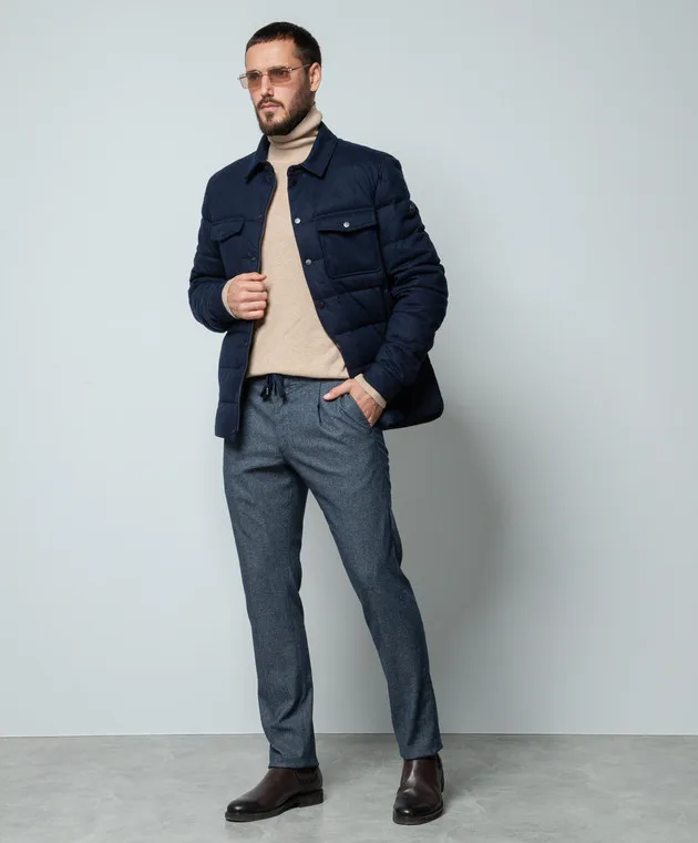 MOORER ANTONWCE BLUE PANTS