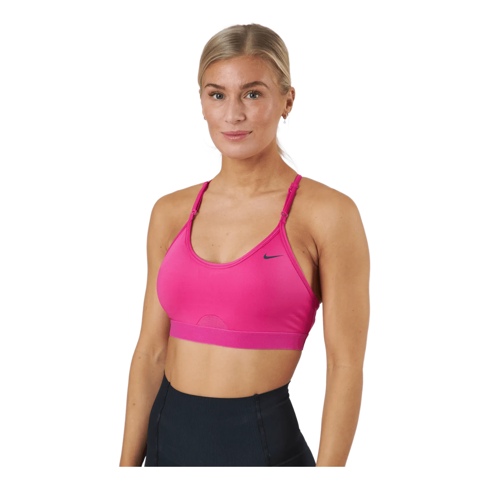 NIKE DRIFIT INDY STRAPPY WOMEN'S L ACTIVE PINK/MIDNIGHT NAVY/MIDN