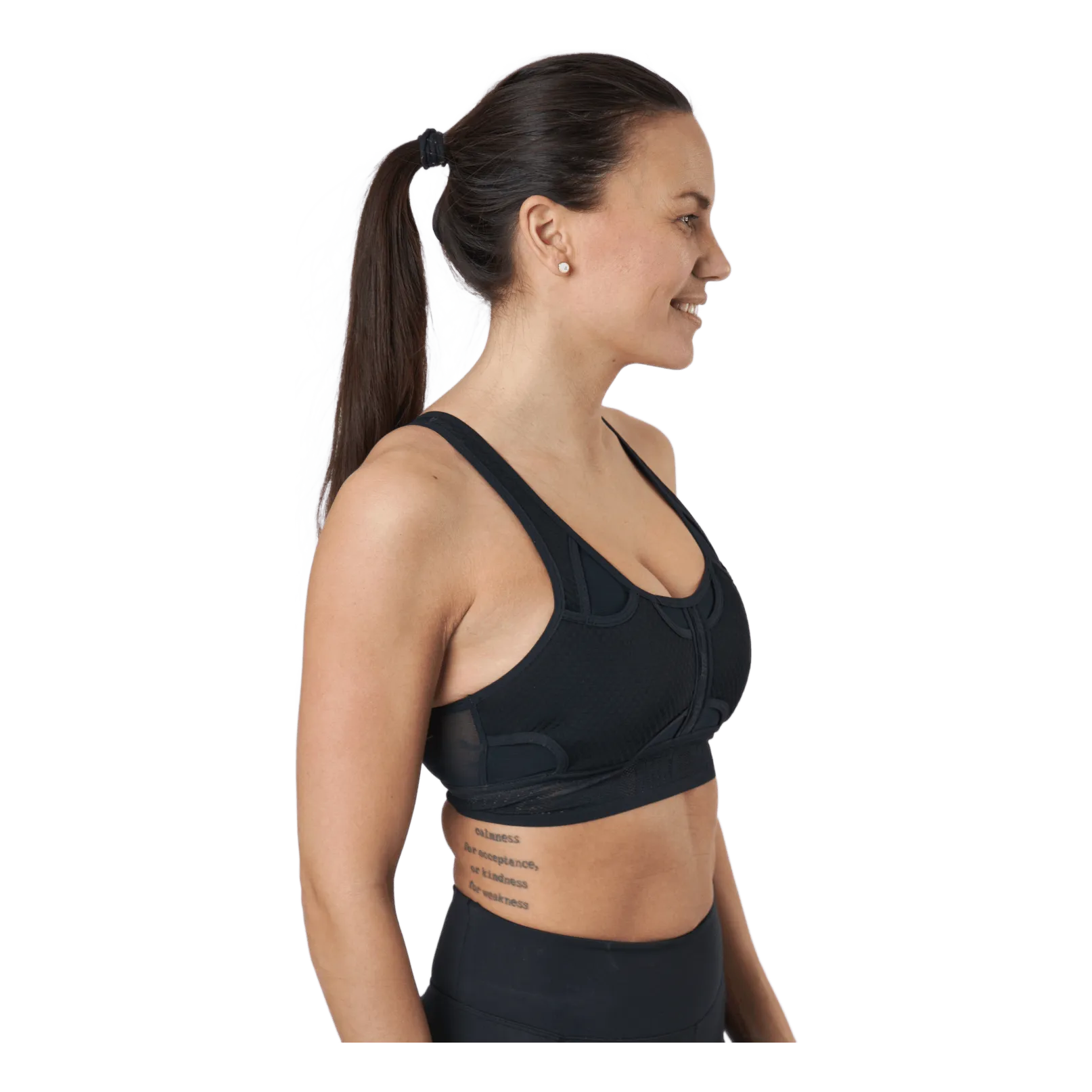 Nike Swoosh Ultrabreathe Women Bra Black/black/black/dk Smoke Gre