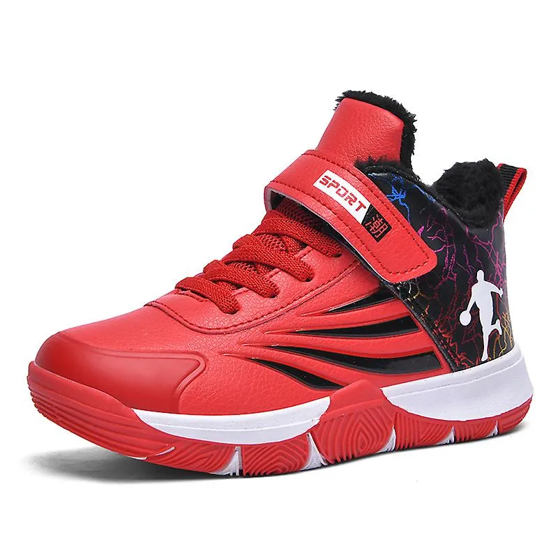Niños Niñas Zapatillas deportivas transpirables Zapatillas deportivas Zapatos de algodón de invierno para niños 955