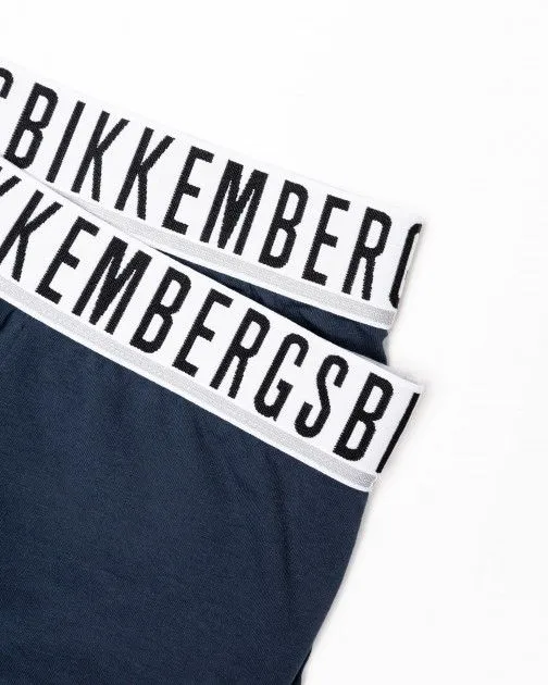 Pack 2 Calzoncillos Bikkembergs BKK1UTR01BI Azul