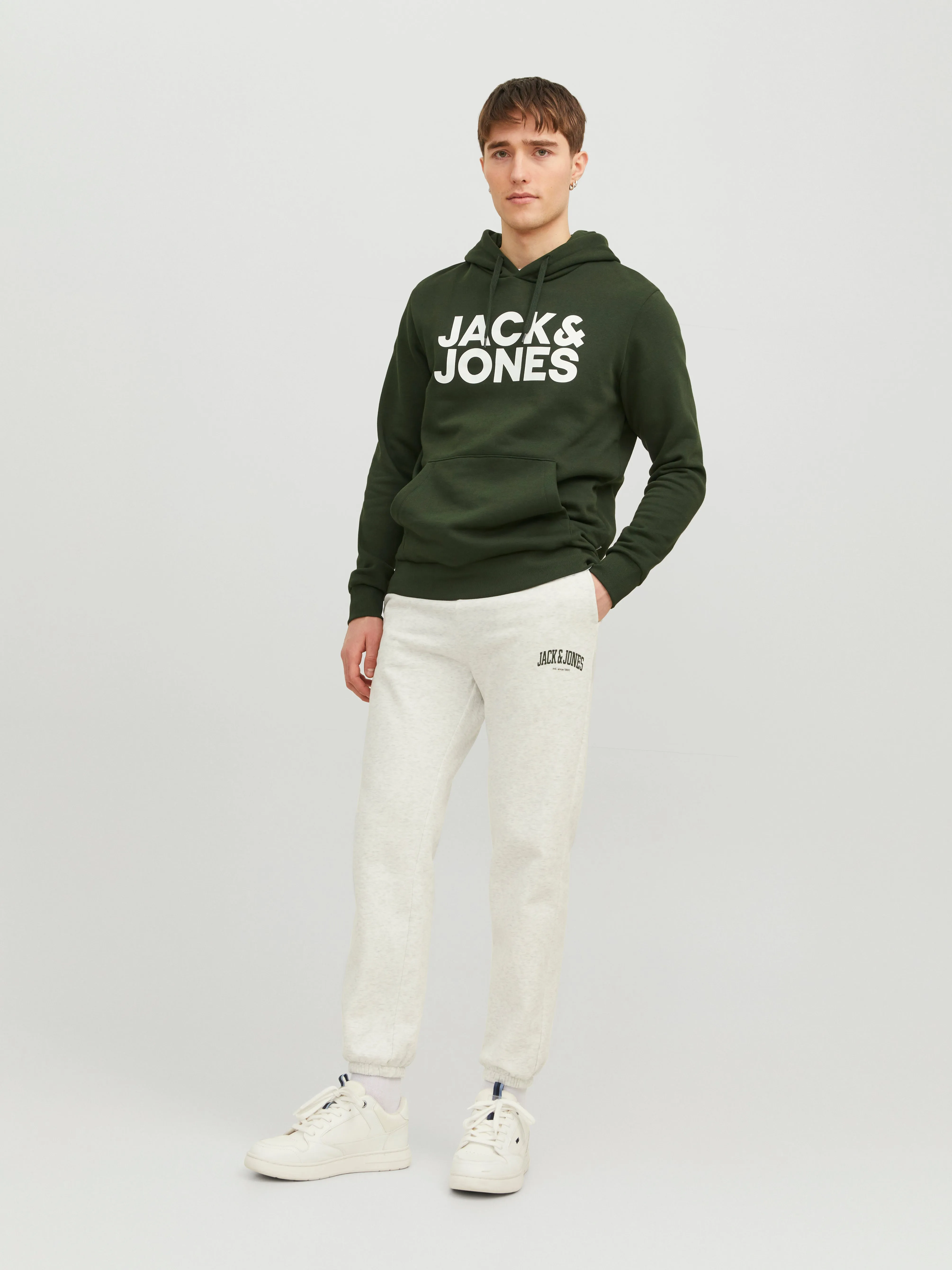 Pantalones de chándal Corte loose | Gris intermedio | Jack & Jones®