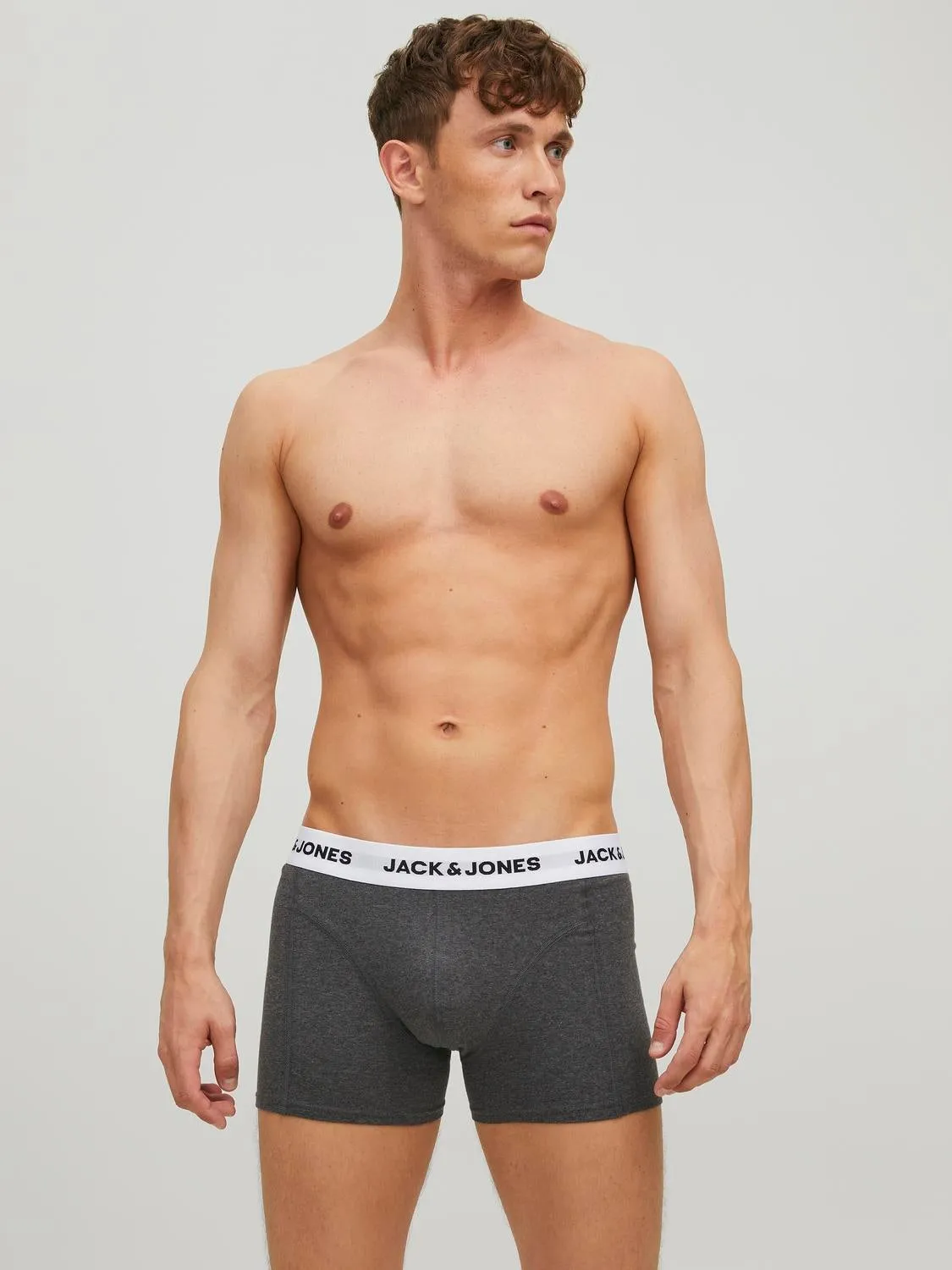 Paquete de 5 Boxers | Gris intermedio | Jack & Jones®
