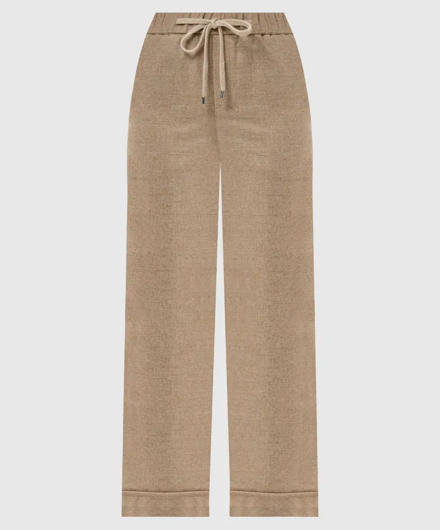 Peserico Beige pants with wool