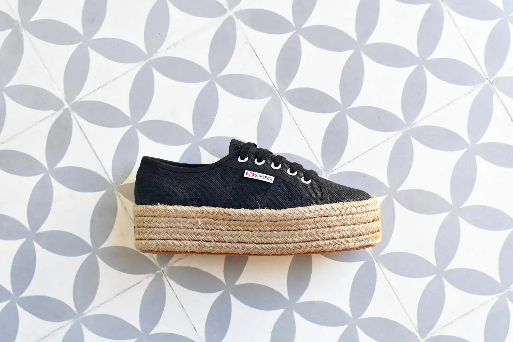 Plataforma Superga 2790 COTROPEW Negra Yute
