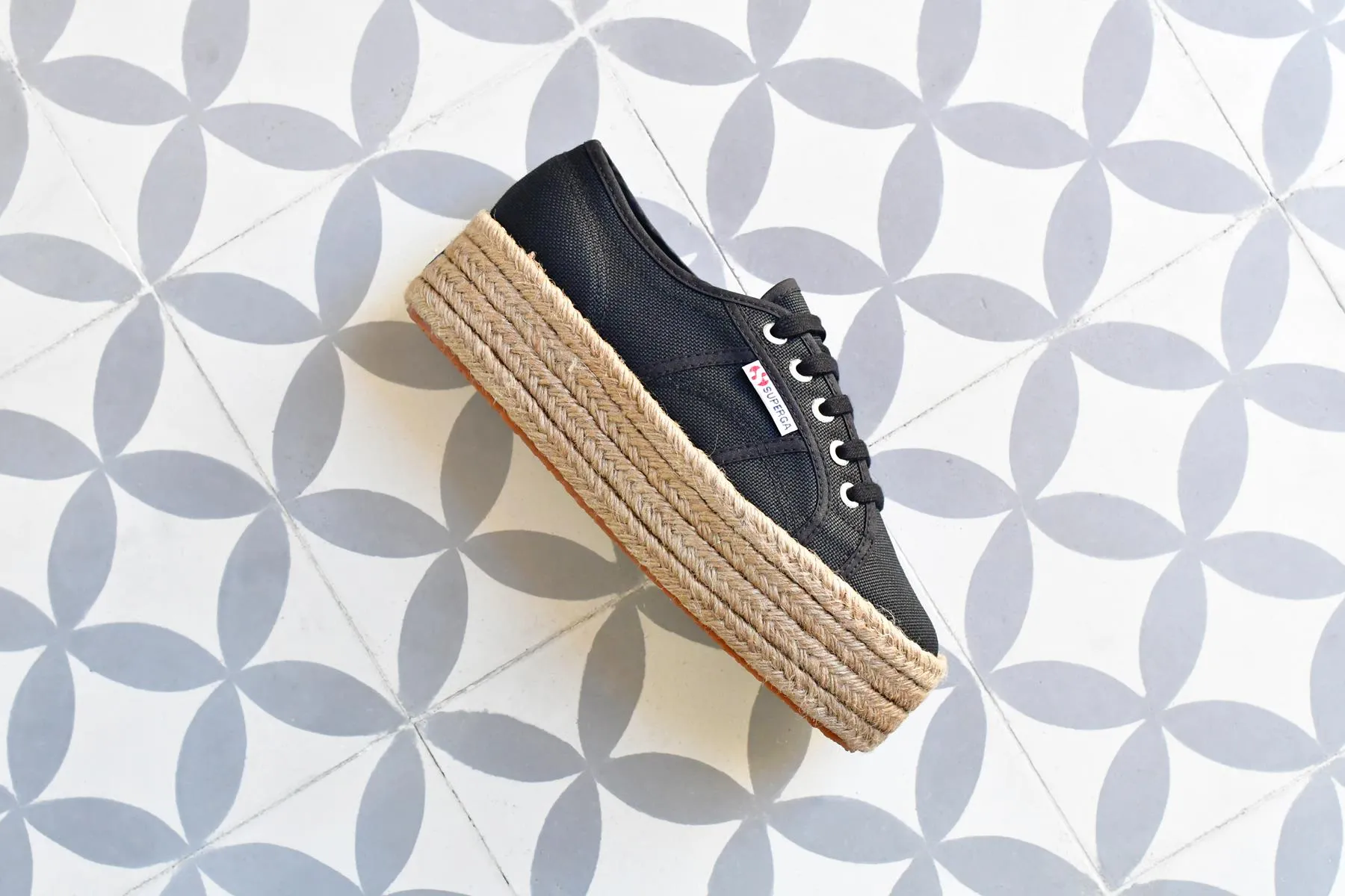 Plataforma Superga 2790 COTROPEW Negra Yute