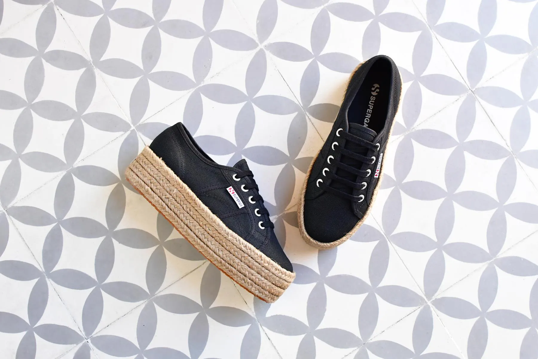 Plataforma Superga 2790 COTROPEW Negra Yute