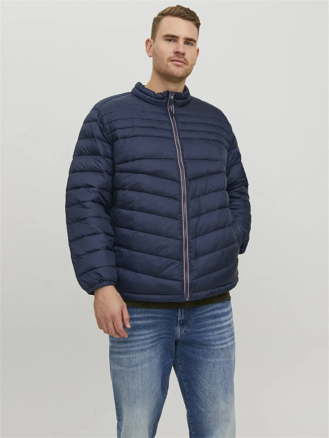 Plus Size Chaqueta corta acolchada | Azul oscuro | Jack & Jones®