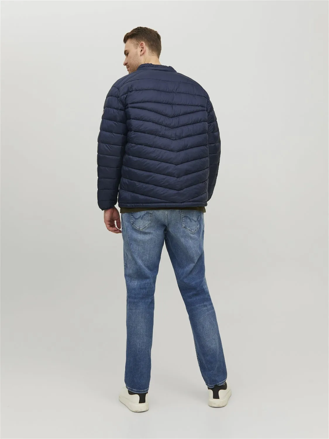 Plus Size Chaqueta corta acolchada | Azul oscuro | Jack & Jones®