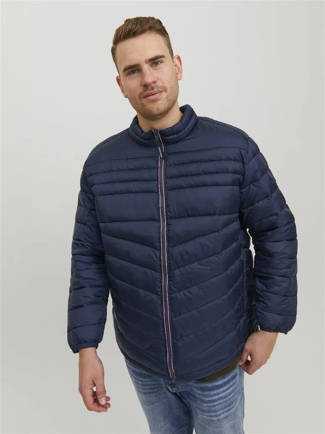 Plus Size Chaqueta corta acolchada | Azul oscuro | Jack & Jones®