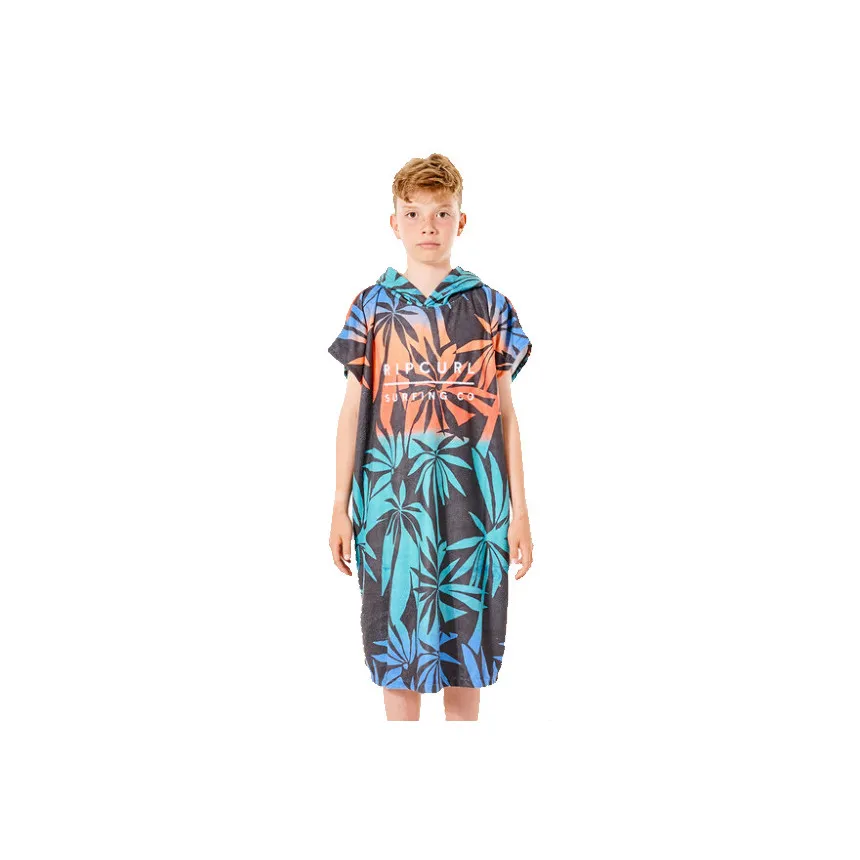 Poncho Surf Rip Curl Print Para Niños 