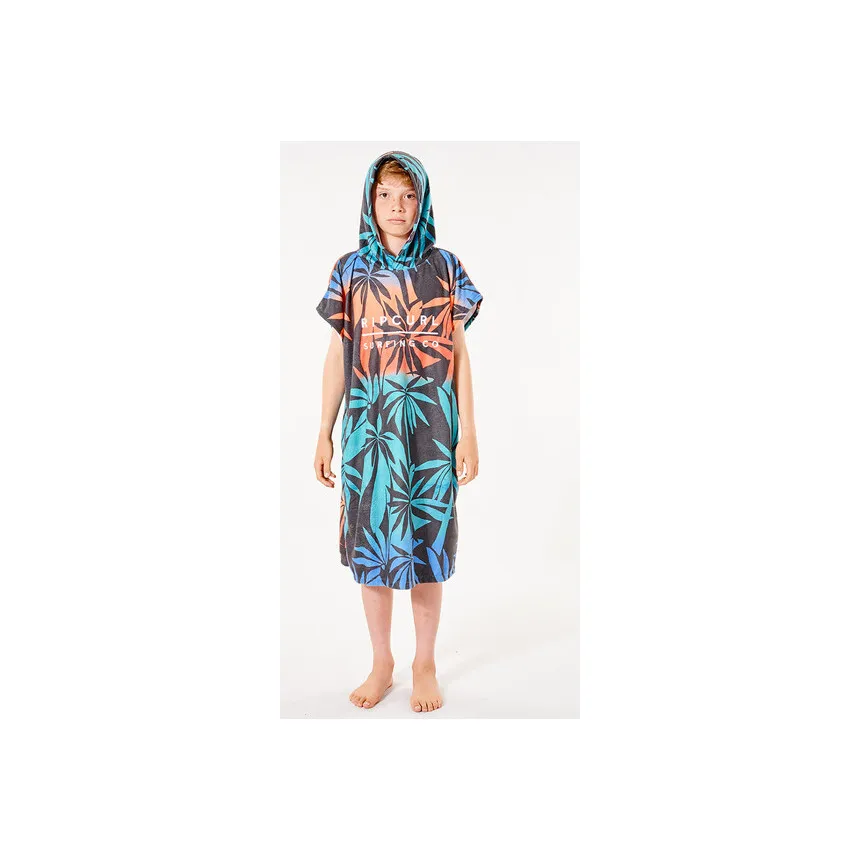 Poncho Surf Rip Curl Print Para Niños 