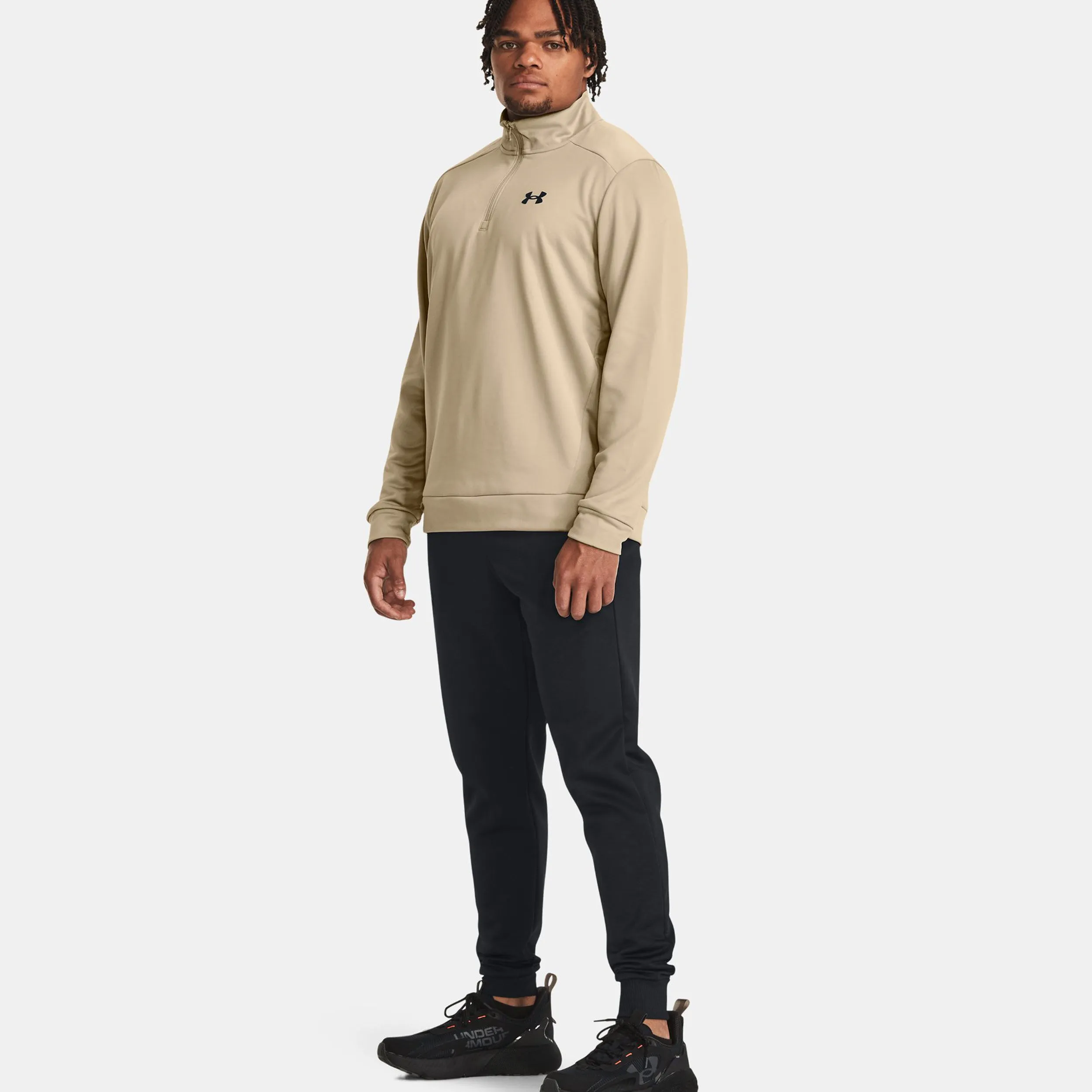 QUARTER HALFZIP CAMISETA DE MANGA LARGA HOMBRES