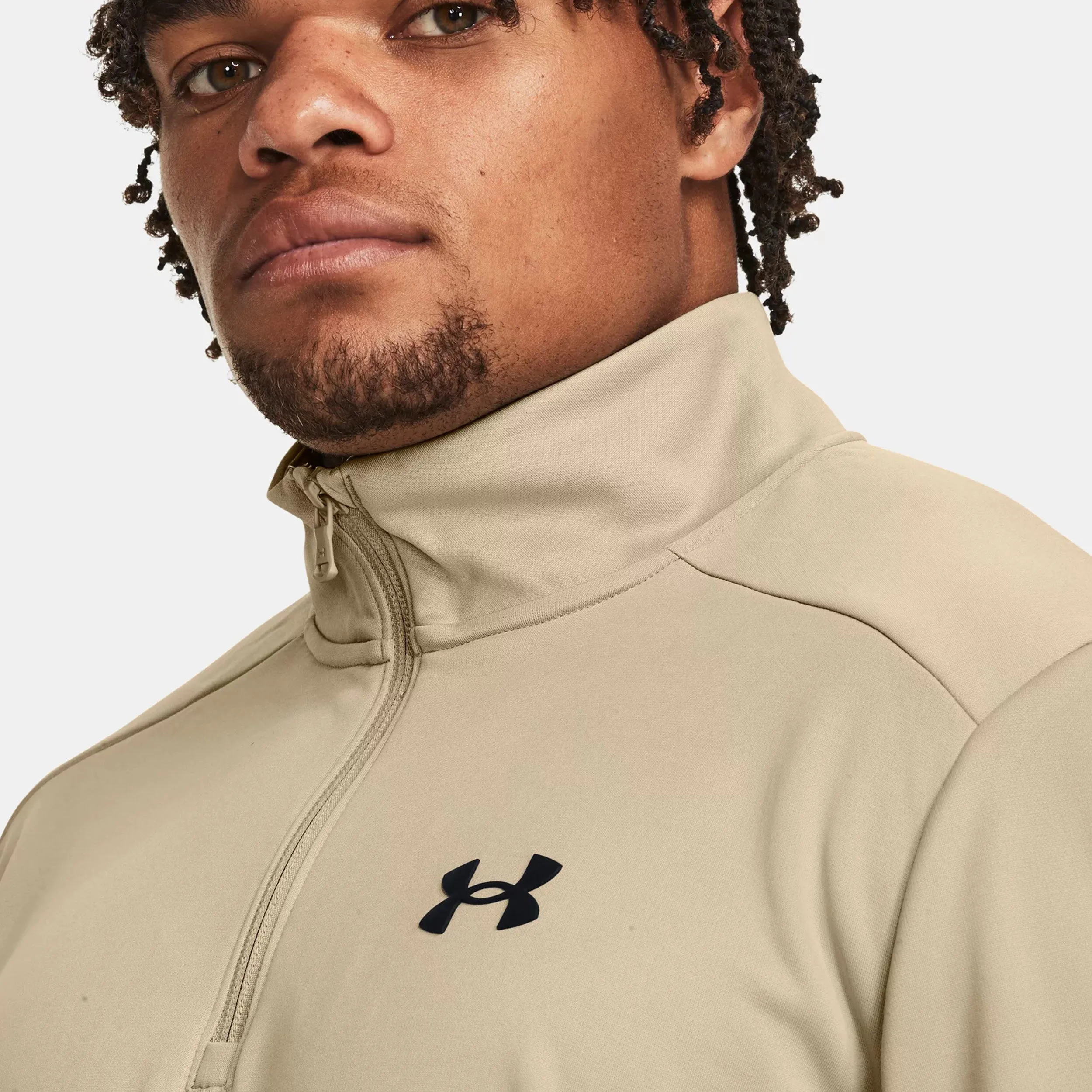 QUARTER HALFZIP CAMISETA DE MANGA LARGA HOMBRES