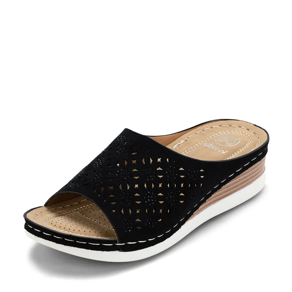 Sandalia Plataforma Negro Casual Qiu308 Weide