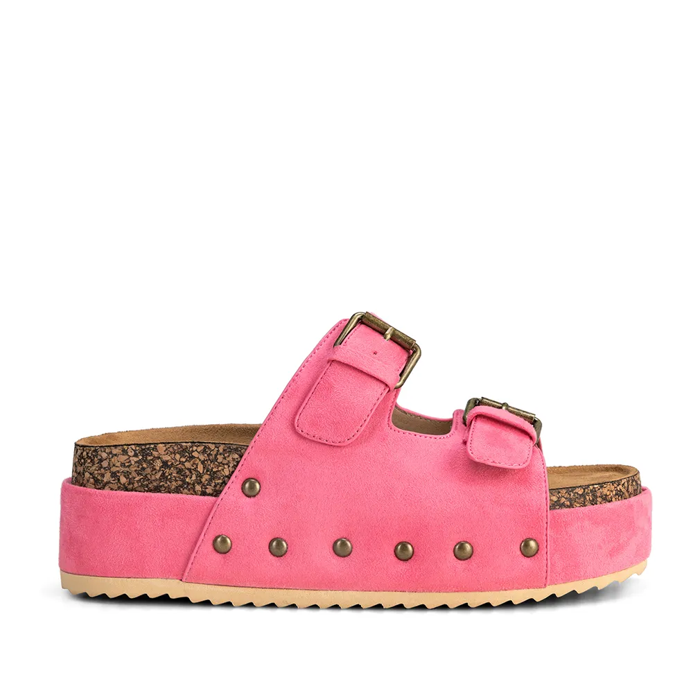 Sandalia Plataforma Rosada Casual You216 Weide