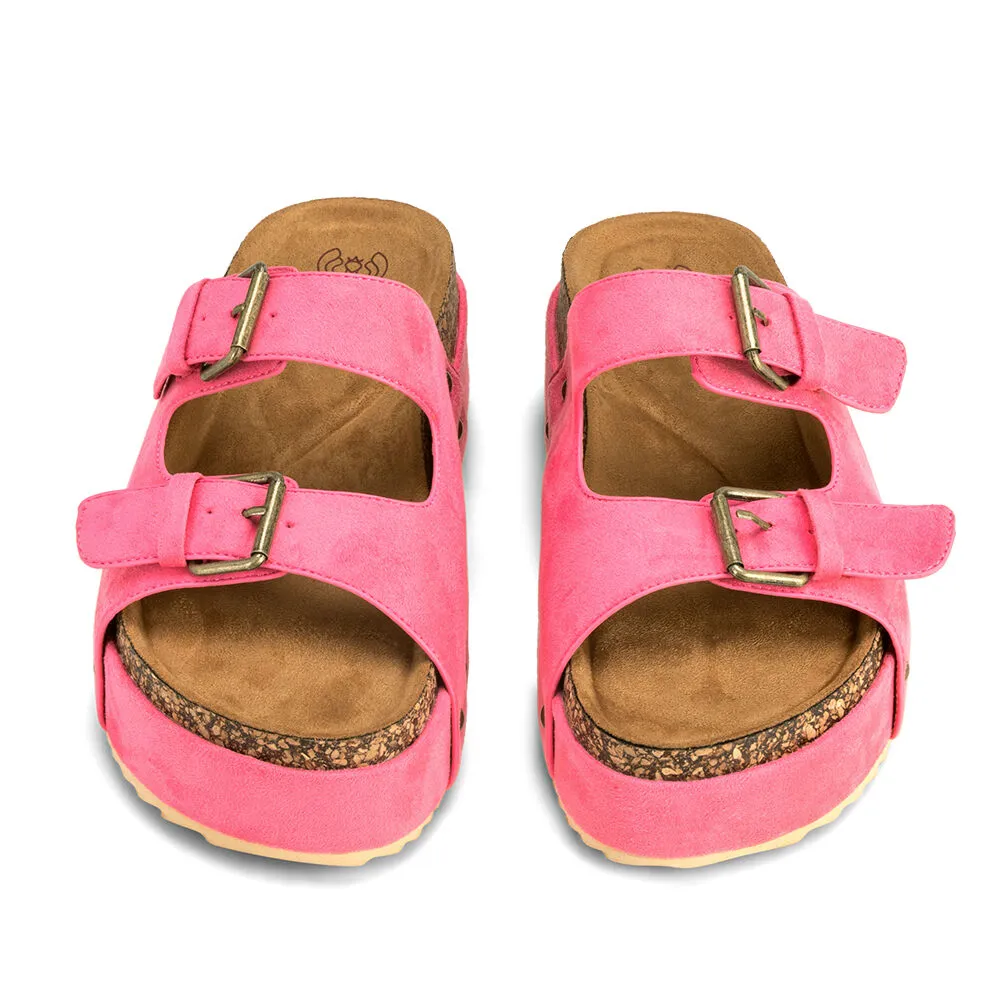 Sandalia Plataforma Rosada Casual You216 Weide