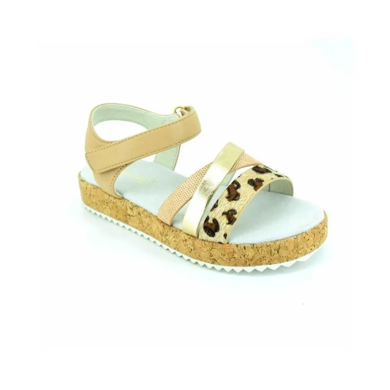 Sandalias niña animal print