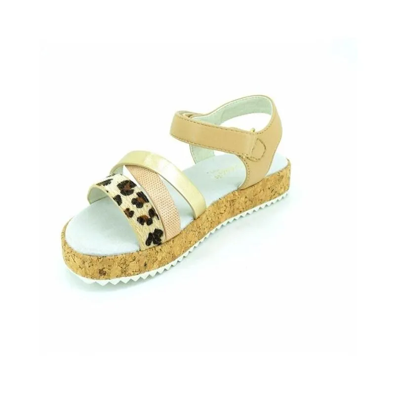 Sandalias niña animal print
