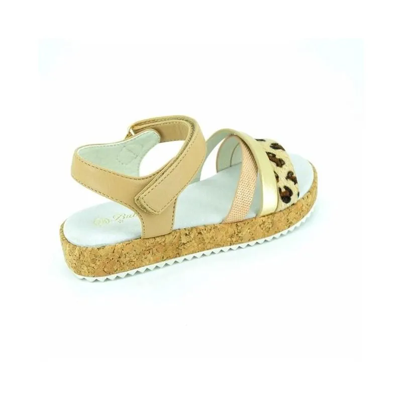 Sandalias niña animal print