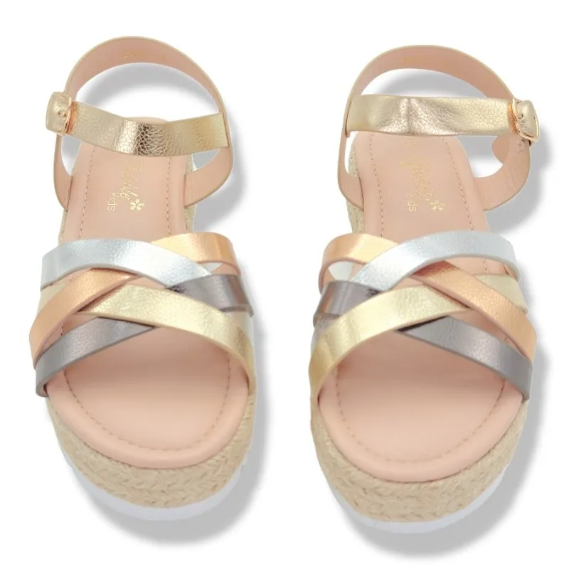 Sandalias para niñas suela ancha